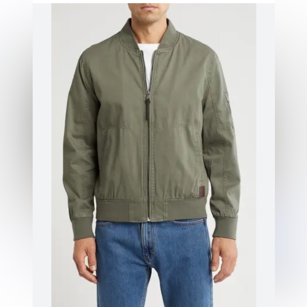 Lucky Men's Bomber Jacket in Military Olive
